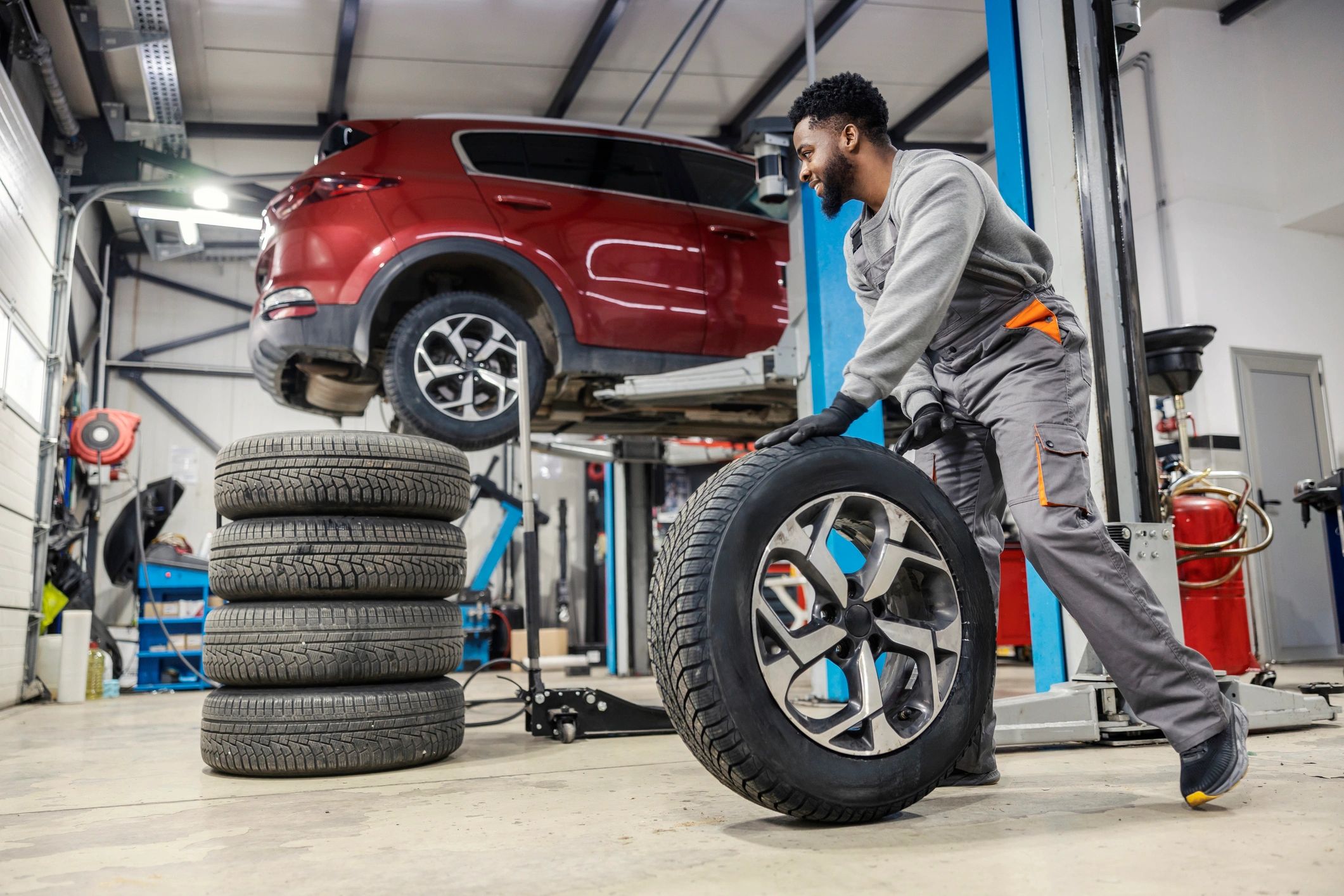 mechanic shop interior