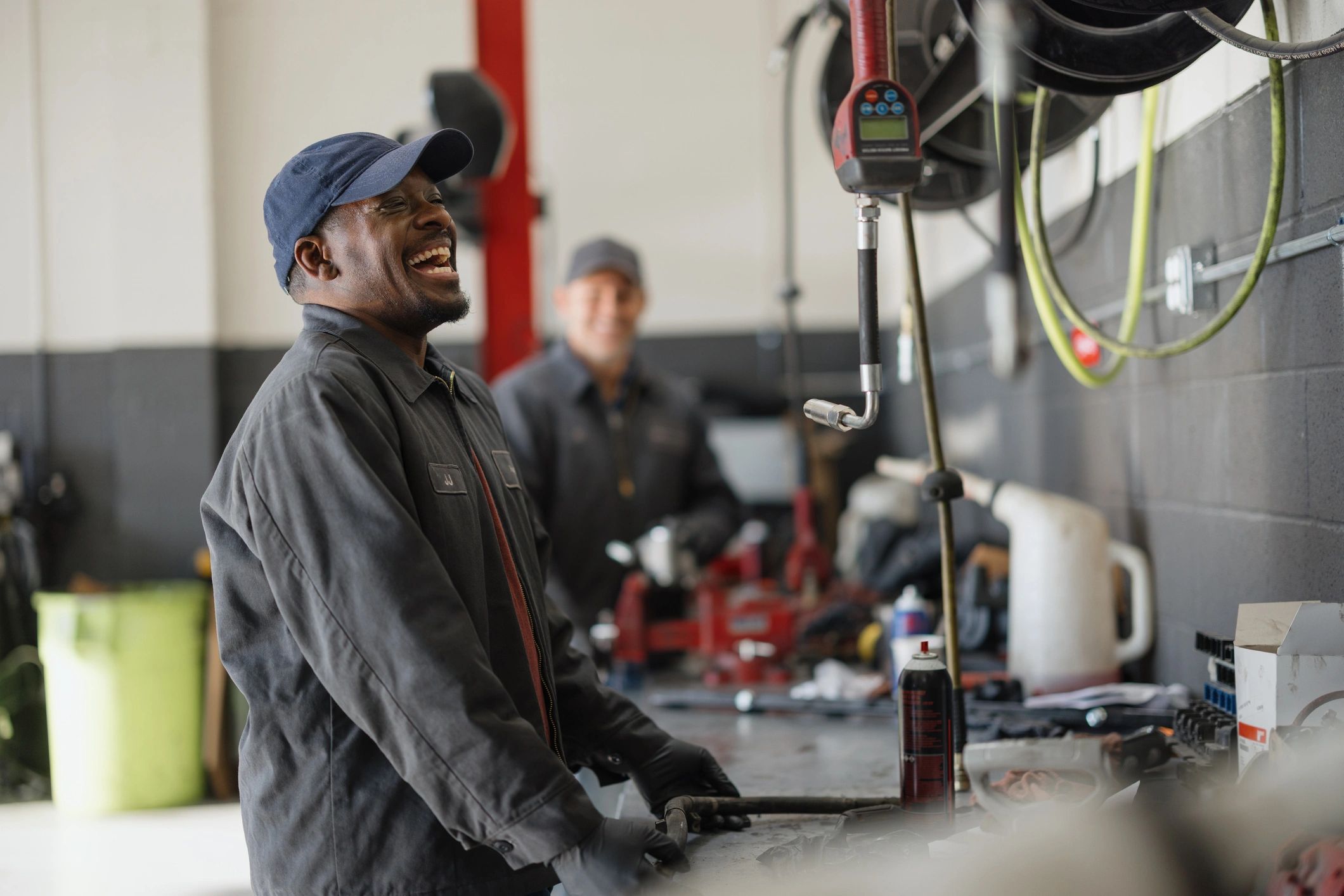 mechanic shop interior